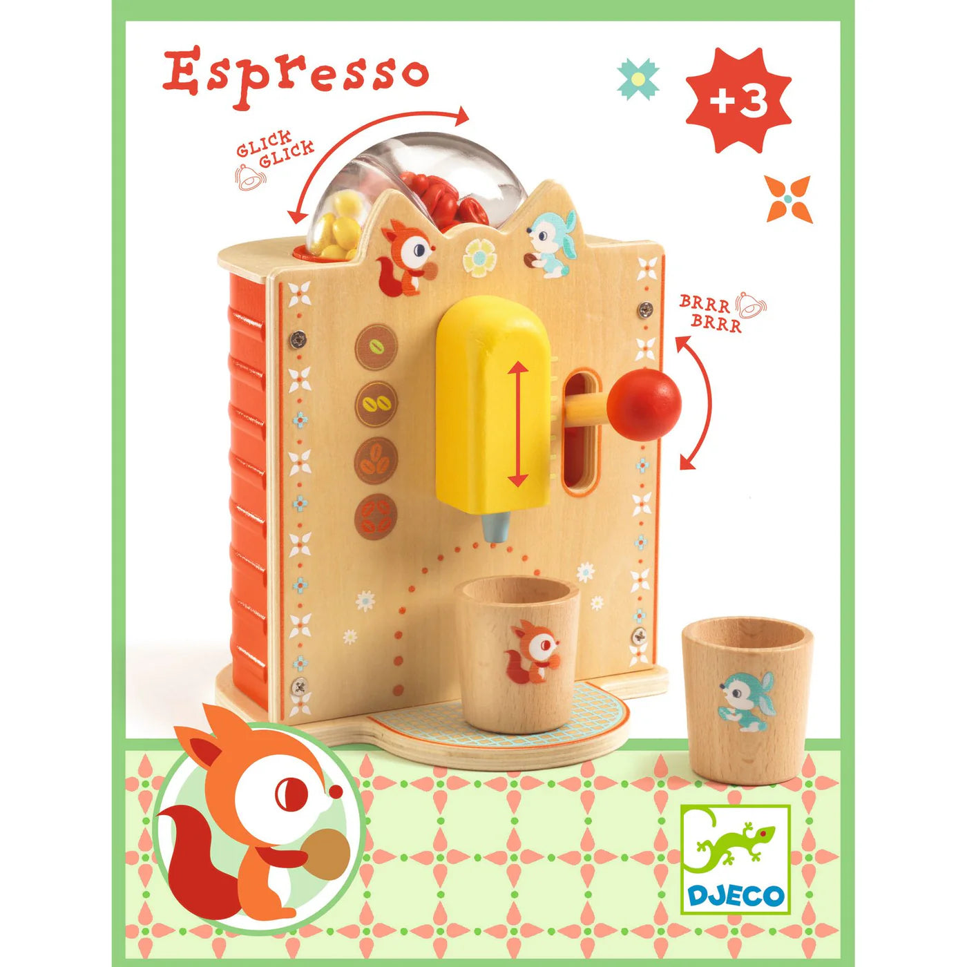 Espressoapparaat met bonen