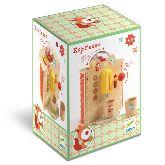 Espressoapparaat met bonen