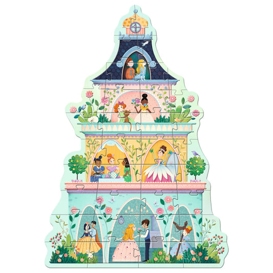 Reuzenpuzzel - Prinsessentoren 36 stukjes