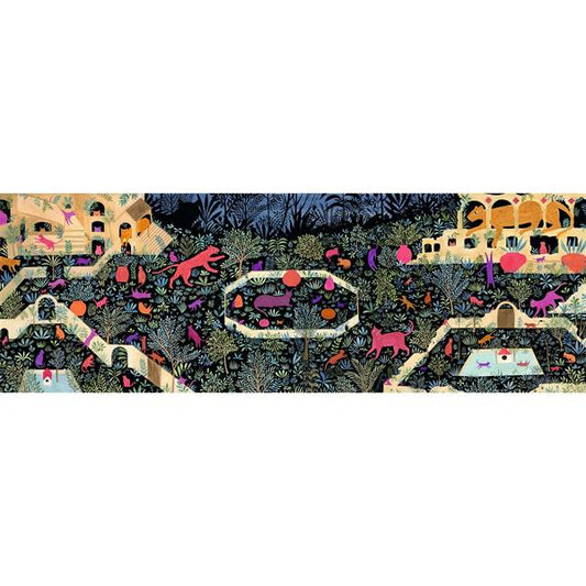 Panoramische puzzel - Het koninkrijk der katten 500 stukjes