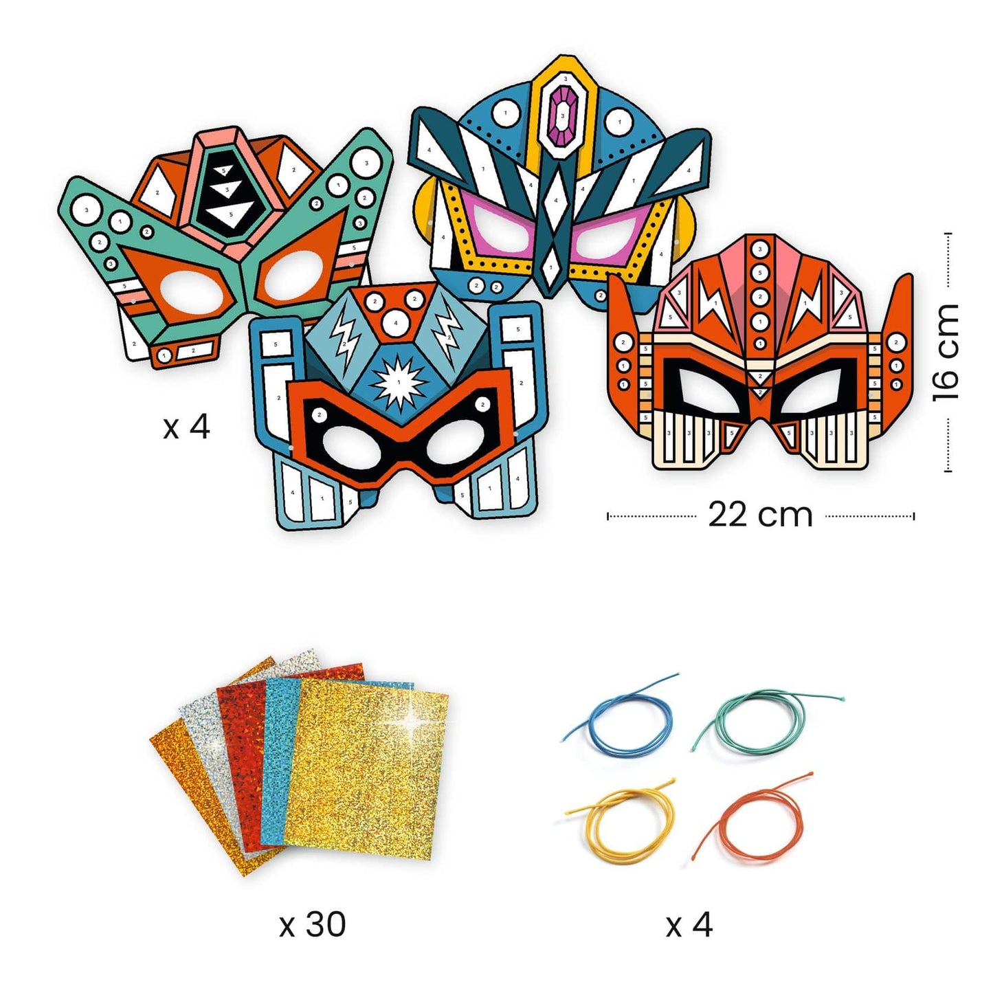 Doe het zelf - Maskers Super Robots