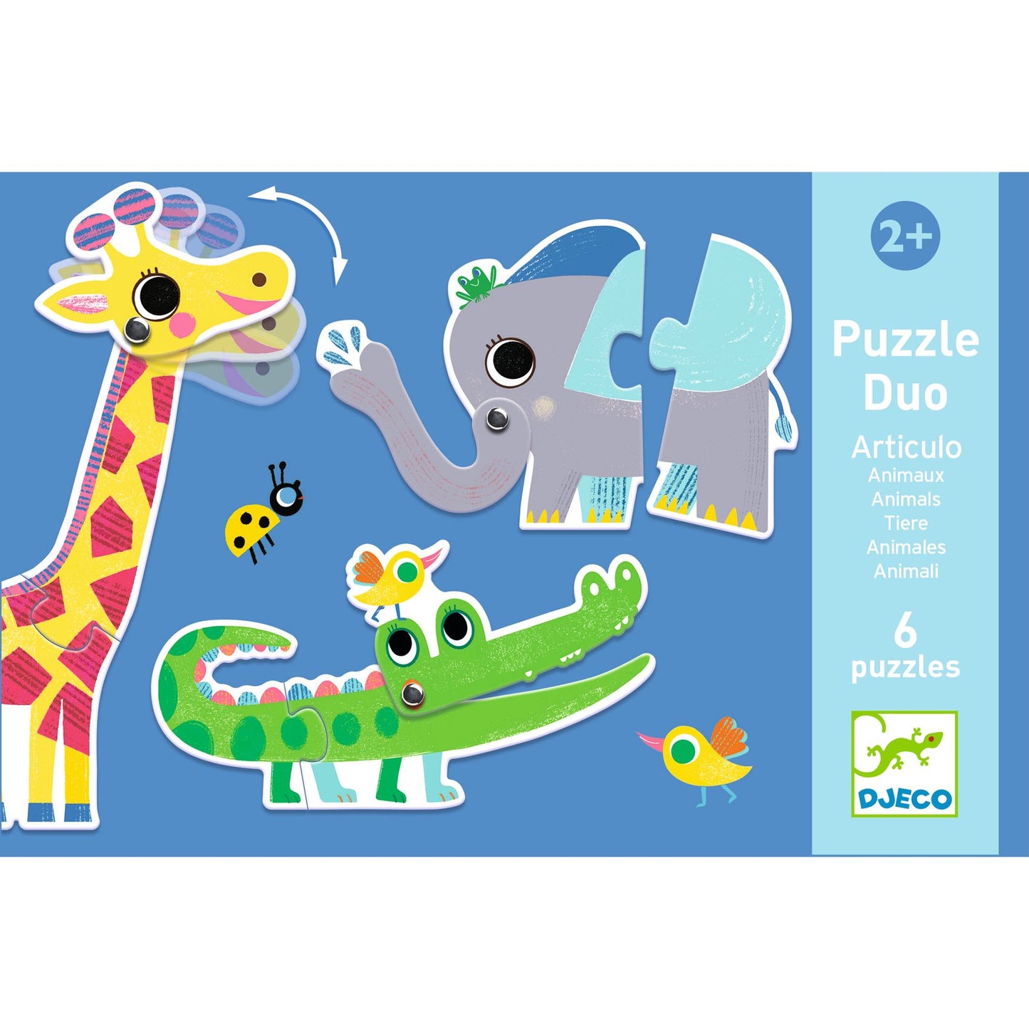 Puzzel duo - Wilde dieren