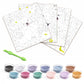Knutselzand en glitter - Fluwelen pootjes