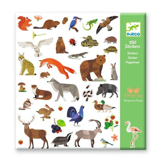 Stickers - Europese dieren fauna