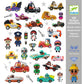 Stickers - De wereld van Crazy Motors 160 stuks