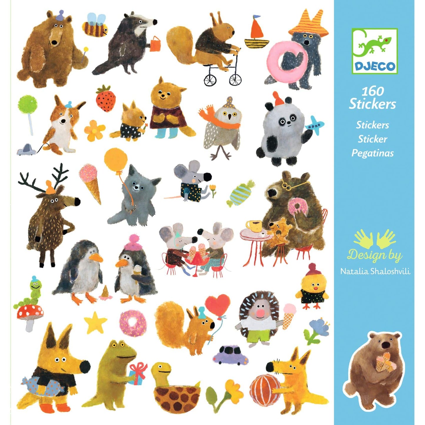 Stickers - Fluffy Friends 160 stuks