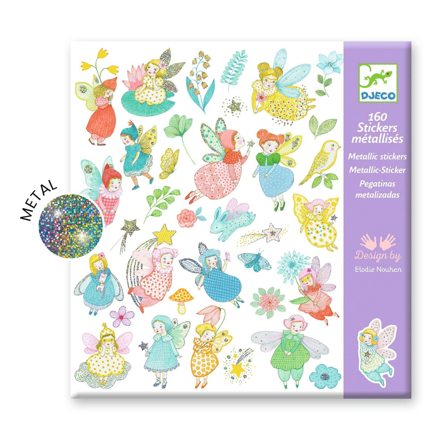 Stickers - Glinsterende feeën 160 stuks