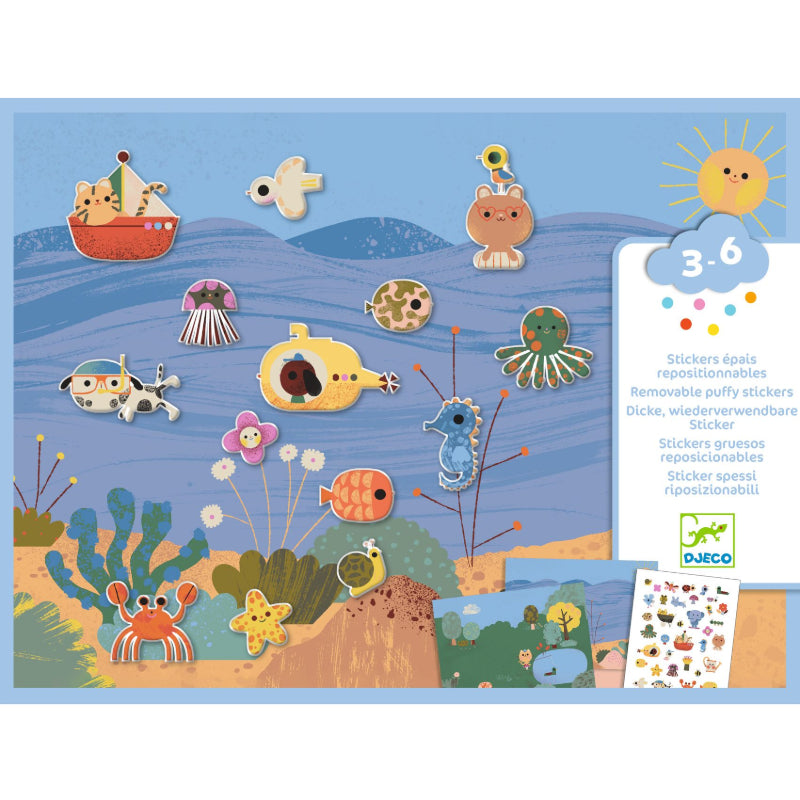 Herbruikbare stickers - Zomertijd