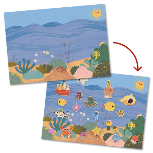 Herbruikbare stickers - Zomertijd