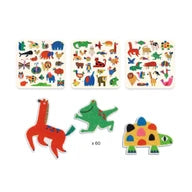 Vilten stickers - Dieren overal
