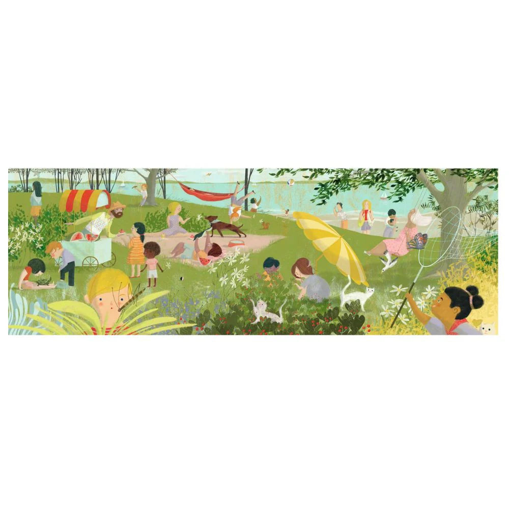 Galerijpuzzel - Een zomerdag 350 stukjes