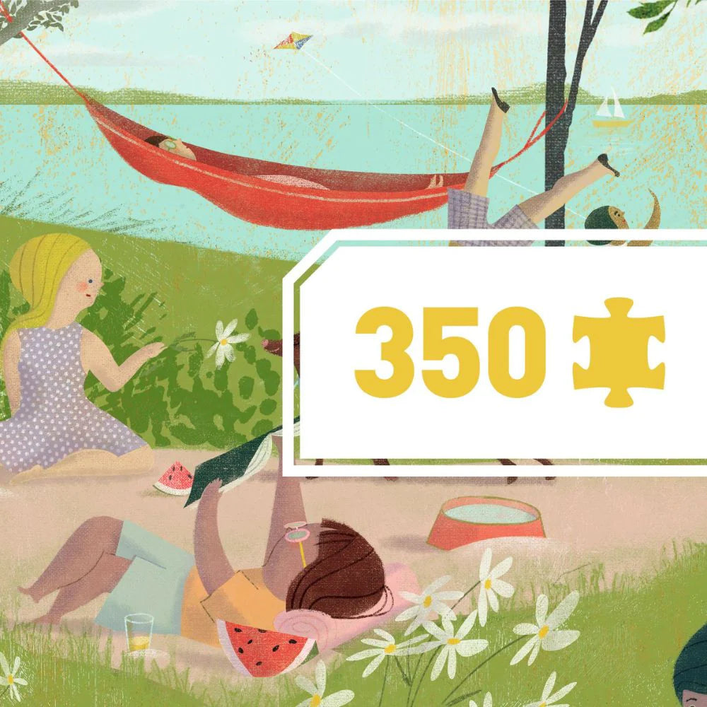 Galerijpuzzel - Een zomerdag 350 stukjes