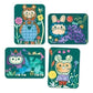 Knutselset Magic Reveal Painting - Aangeklede dieren