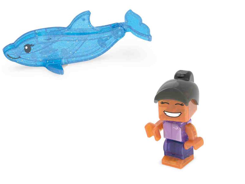 Magna Tiles magnetische bouwset - Dolphin Bay