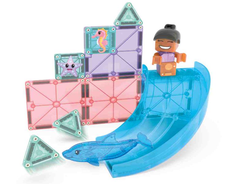Magna Tiles magnetische bouwset - Dolphin Bay