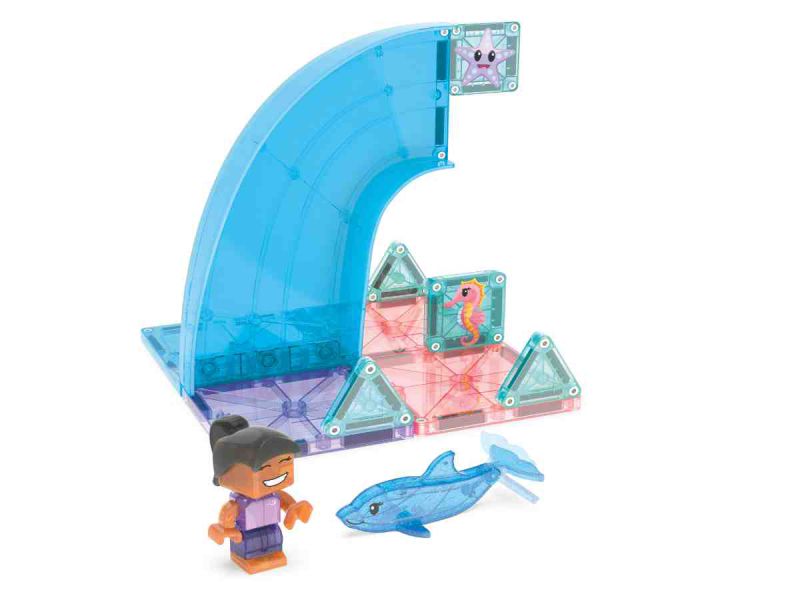 Magna Tiles magnetische bouwset - Dolphin Bay