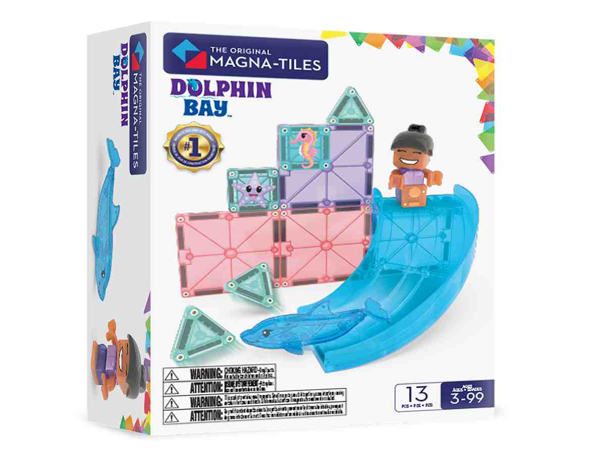 Magna Tiles magnetische bouwset - Dolphin Bay