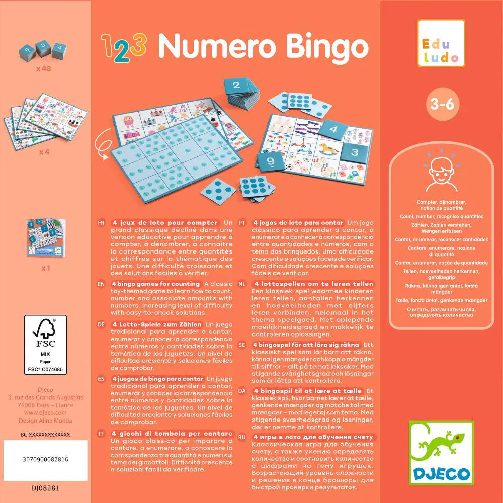 Spel - Numero Bingo