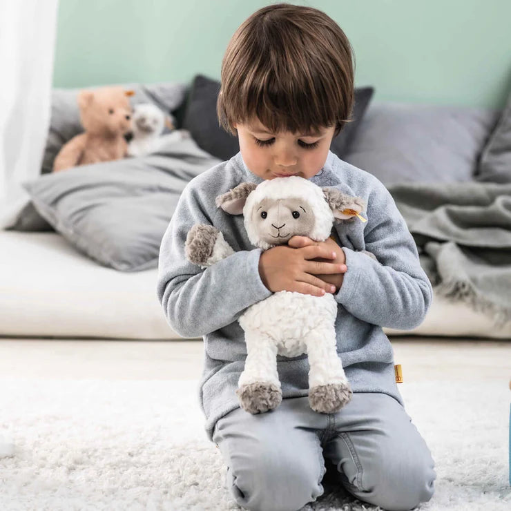 Steiff Lammetje Lita wit/grijs