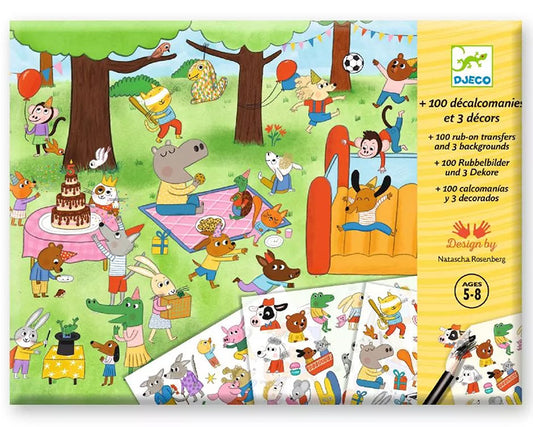 Knutselset Transferstickers Party time