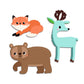 Grote stickers - Bosdieren
