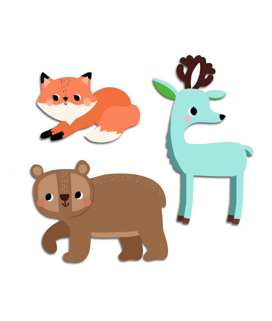 Grote stickers - Bosdieren