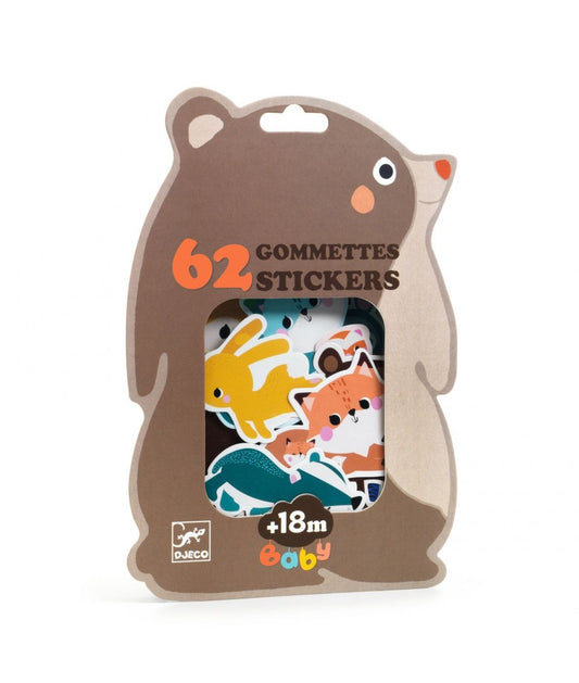 Grote stickers - Bosdieren