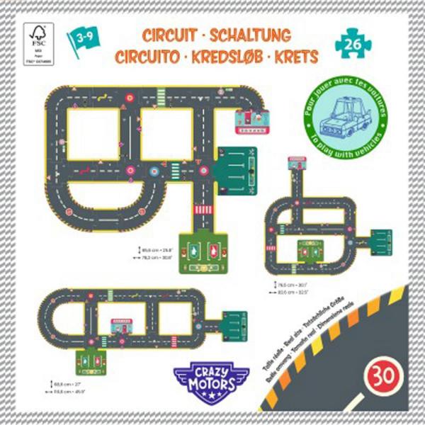 Reuzenpuzzel - City Circuit 26 stukjes