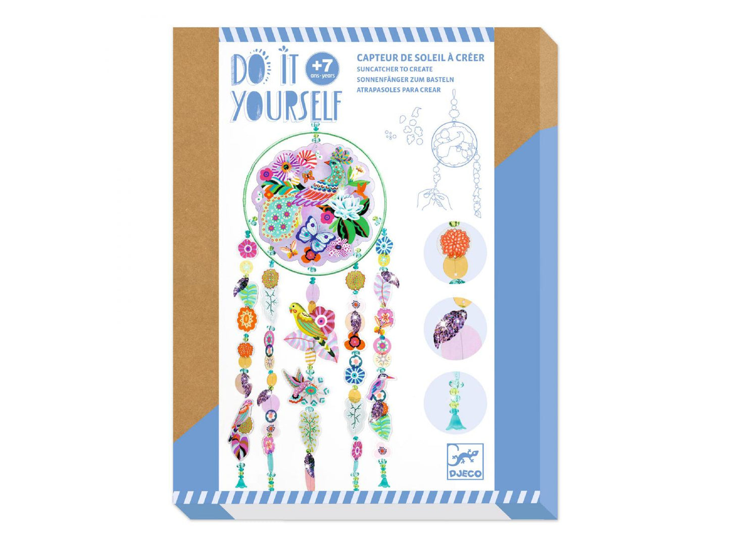 Knutselset  mobiel Zonnevanger - Paradijsvogel