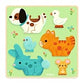 Houten Puzzel - Puzz & Play - Friends 6 stukken