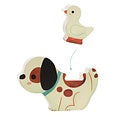 Houten Puzzel - Puzz & Play - Friends 6 stukken