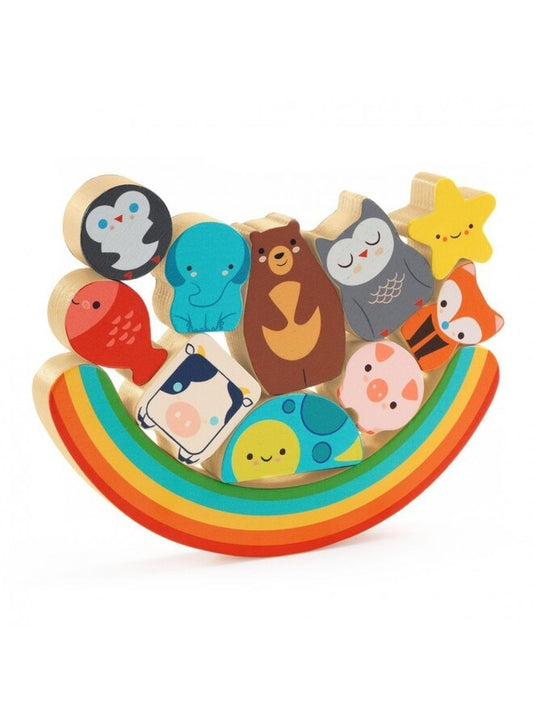 Puzzel en balanceerspel Puzz & Boom regenboog