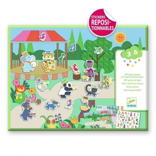 Herbruikbare stickers - Fanfare