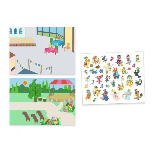 Herbruikbare stickers - Fanfare