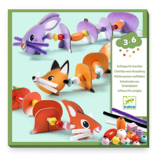 Knutselset Rijgen - Schattige dieren