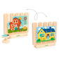 Houten puzzel Casa Mix 2 x 12 stukjes
