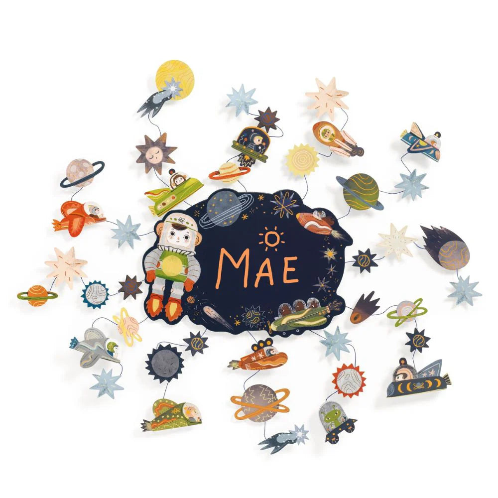 Uitwisbaar tekenbord - In de sterren