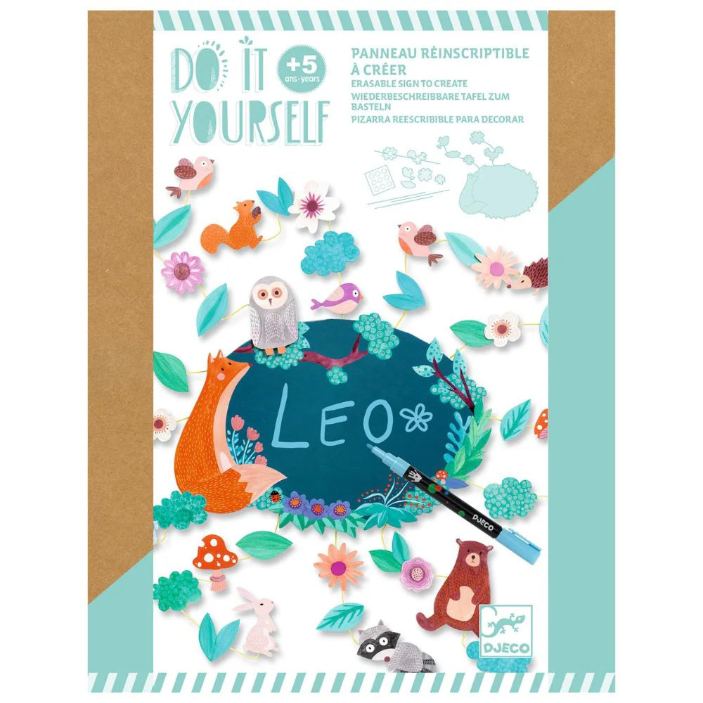 Uitwisbaar tekenbord - In het bos