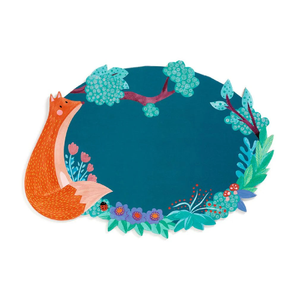 Uitwisbaar tekenbord - In het bos