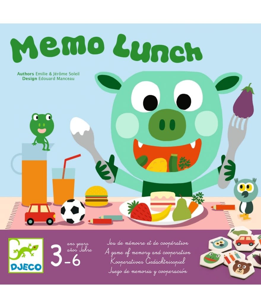Memo Lunch - Geheugen- en samenwerkingsspel
