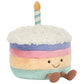 Jellycat - Verjaardagstaart in regenboogkleuren