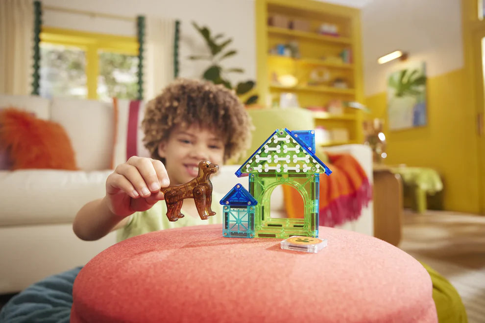 Magna-Tiles Hondenhok magnetische bouwset 13  stuks