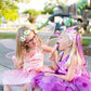 Purple Blossom Fairy jurk medium 3 - 5 jaar
