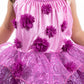 Purple Blossom Fairy jurk medium 3 - 5 jaar