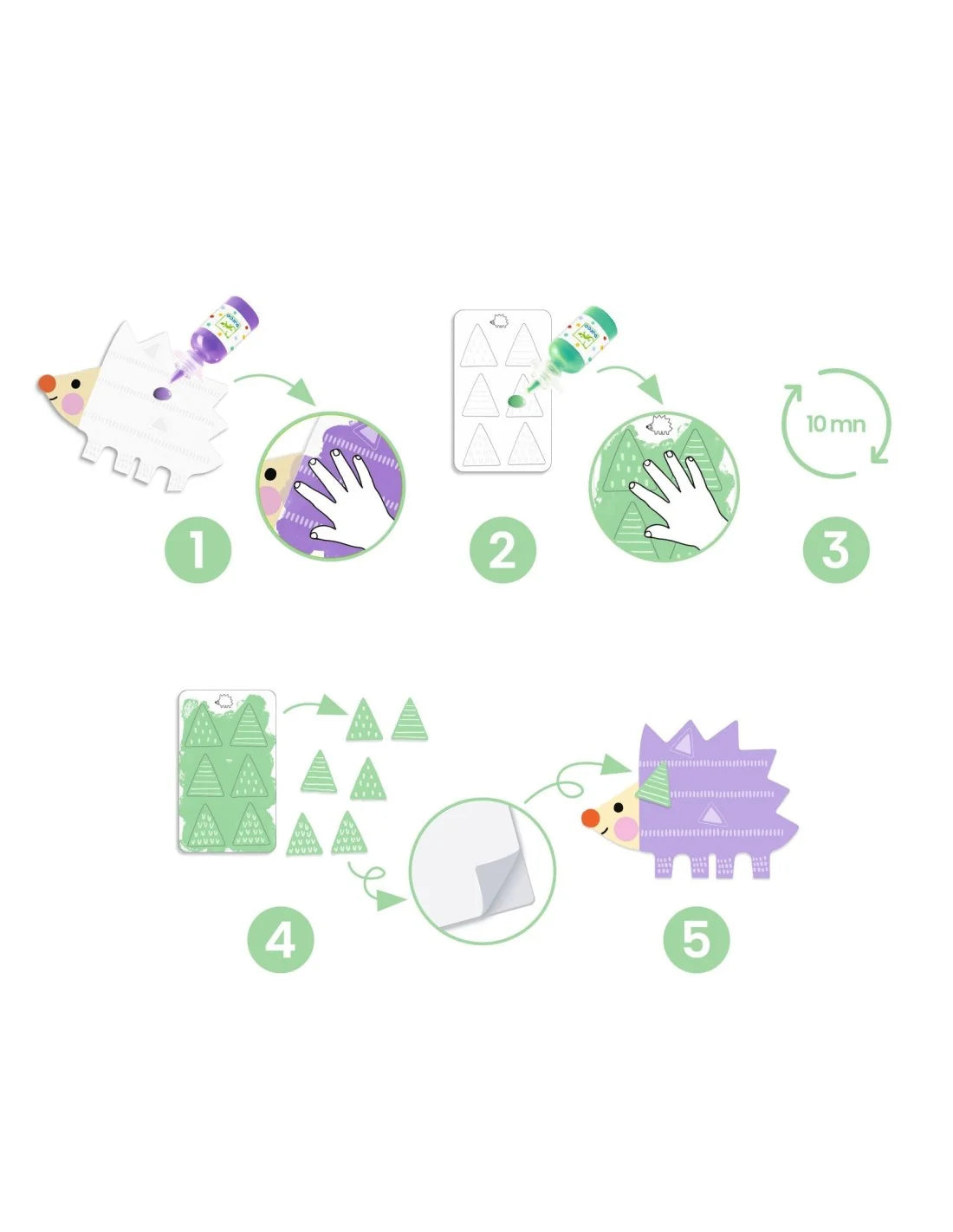 Vingerverf - Kleine vormen