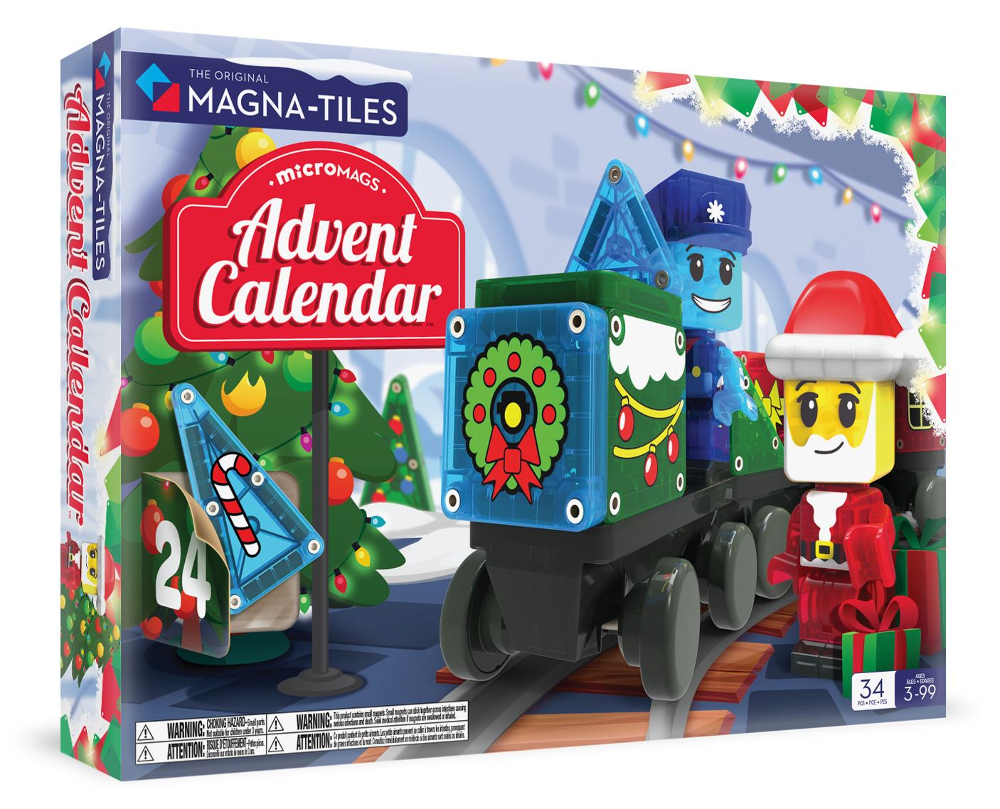Magna-Tiles adventskalender micro mags
