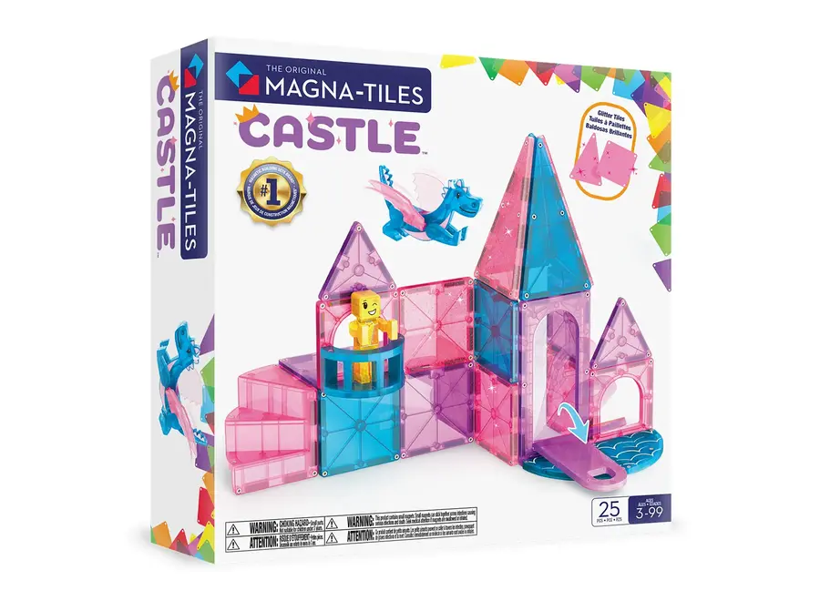 Magna-Tiles constructie - Kasteelset 25 stuks