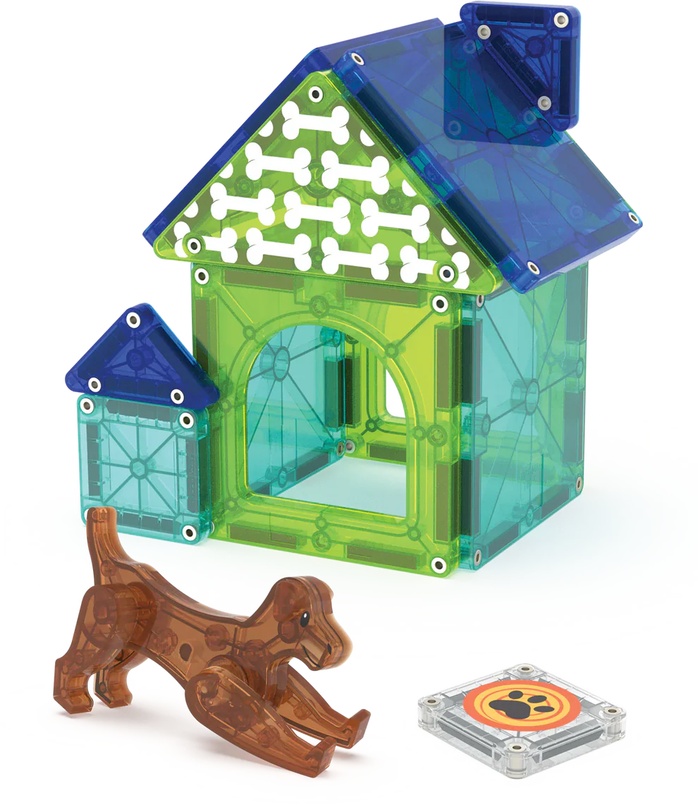 Magna-Tiles Hondenhok magnetische bouwset 13  stuks
