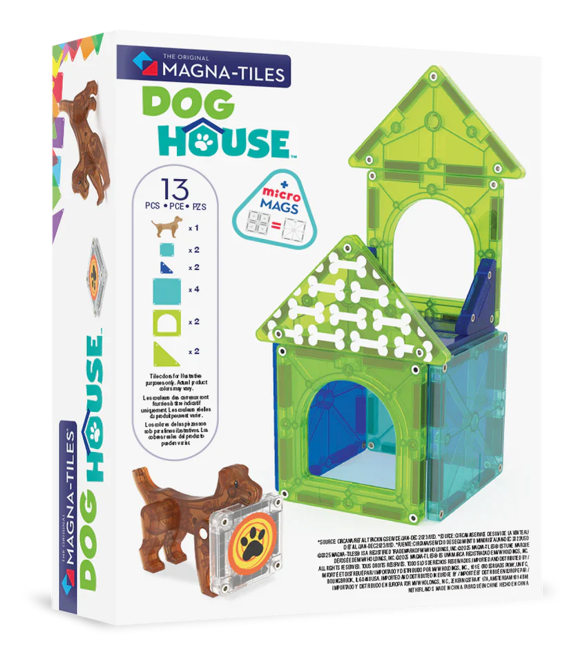 Magna-Tiles Hondenhok magnetische bouwset 13  stuks