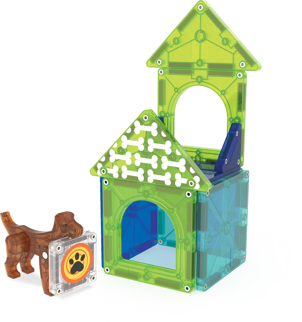 Magna-Tiles Hondenhok magnetische bouwset 13  stuks